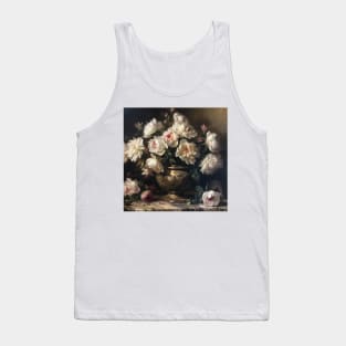 Antique Peonies Tank Top